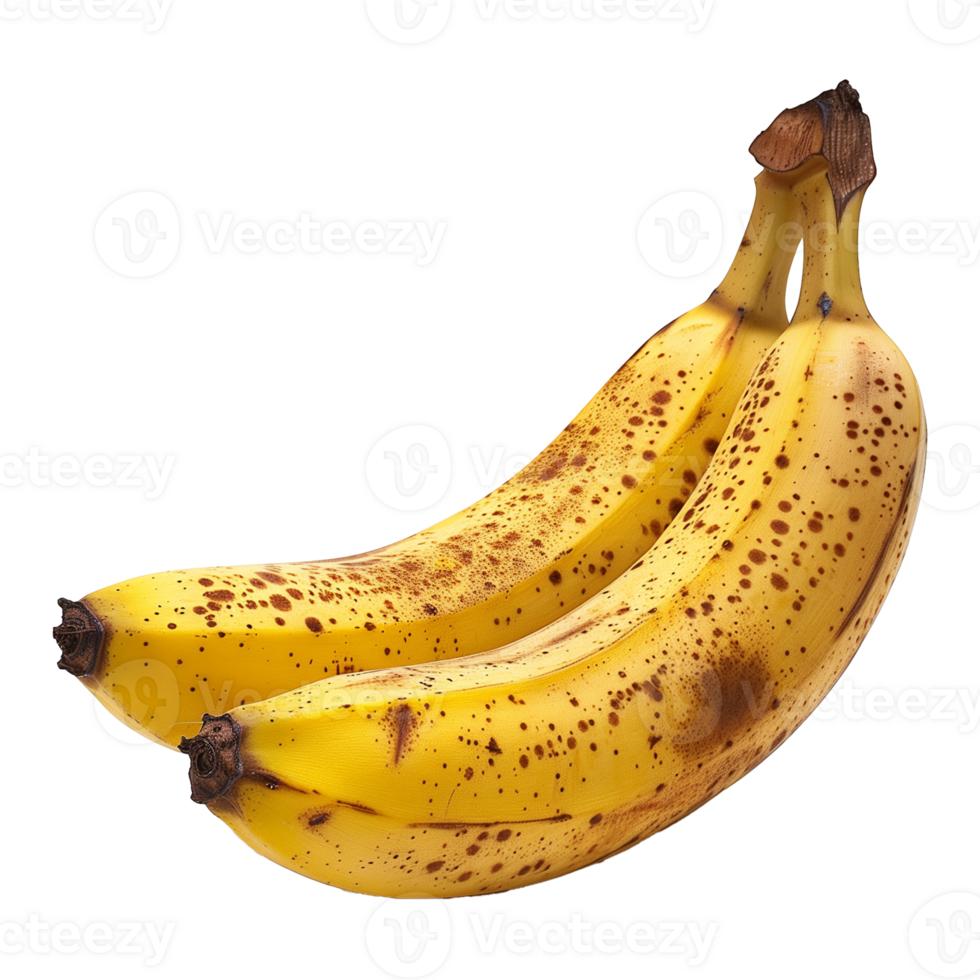 Ripe Bananas Isolated On Transparent Background png