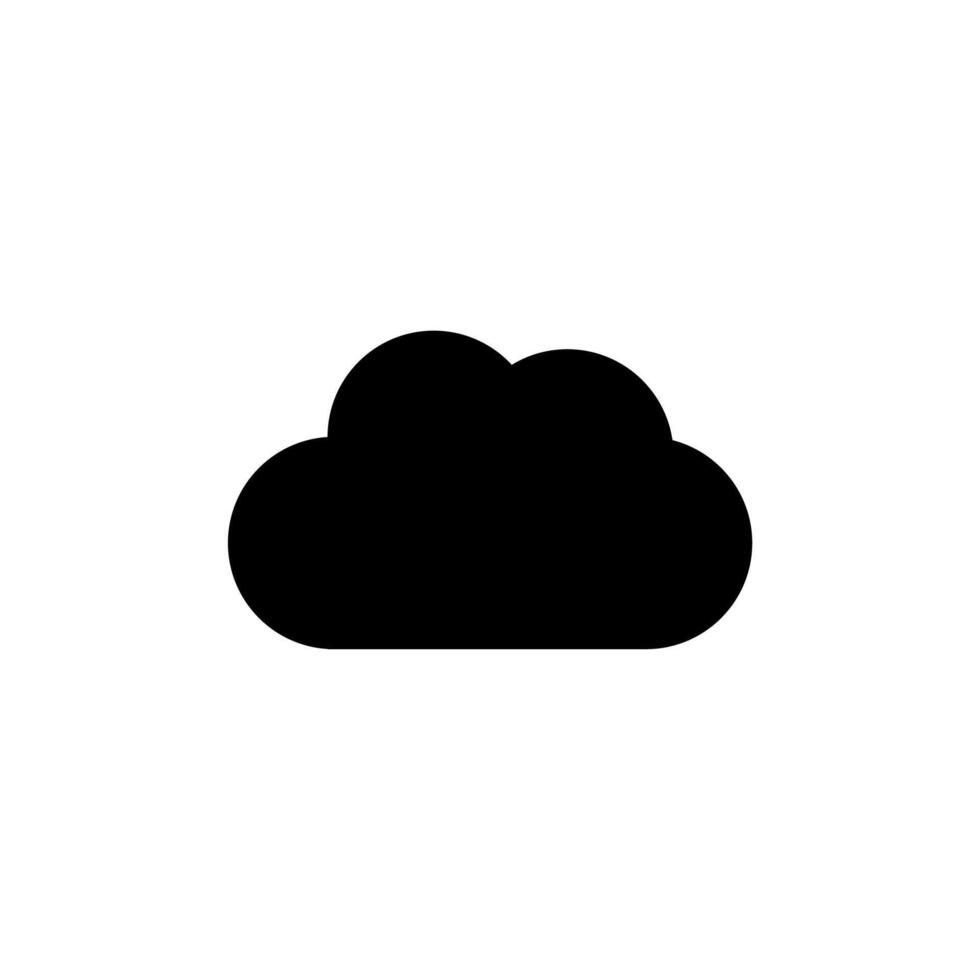 Cloud icon for web and mobile app. cloud sign and symbol vector