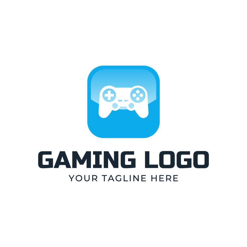 Game console and games stick logo design template vector