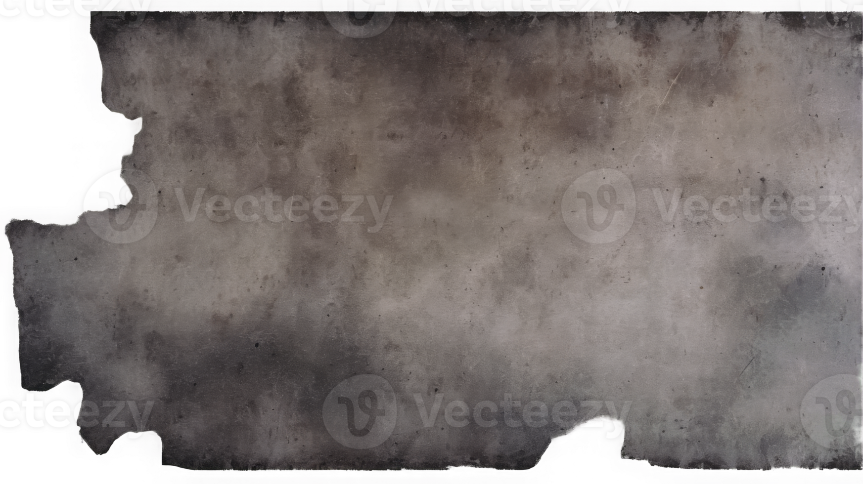 Dirt, grime and scratch overlay on transparent background. Old surface grunge texture png