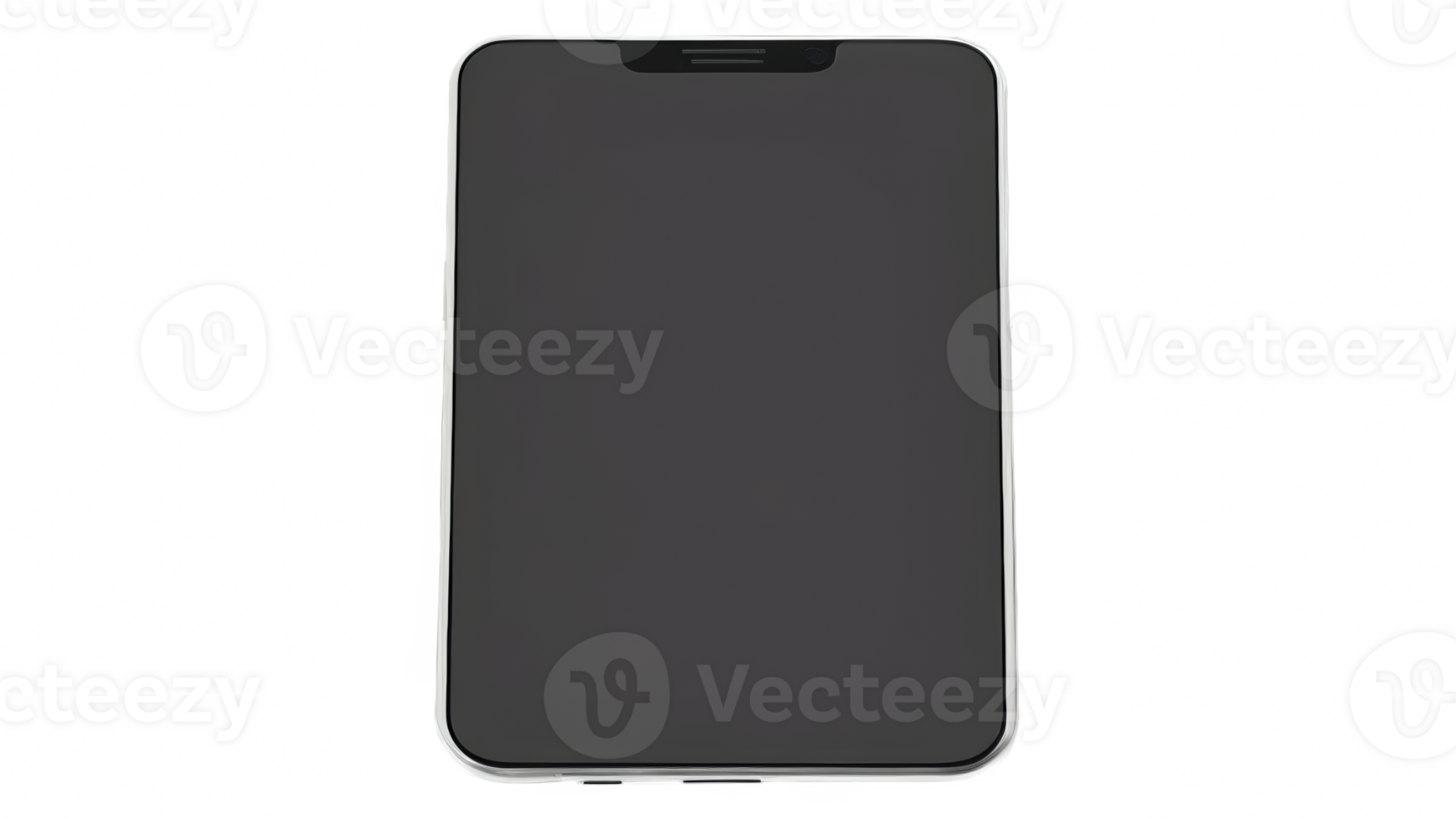 smart phone with screen isolated on transparent background png