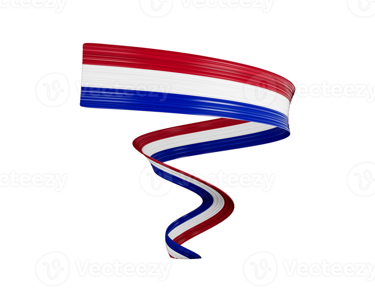 3d Flag Of Paraguay, 3d Waving Paraguay Ribbon Flag 3d illustration png