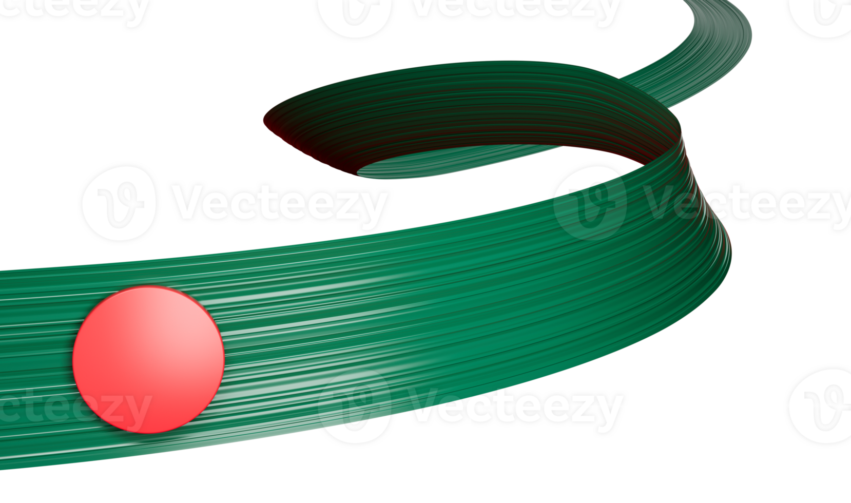 3d Flag Of Bangladesh Country Shiny Wavy 3d Flag Ribbon 3d illustration png