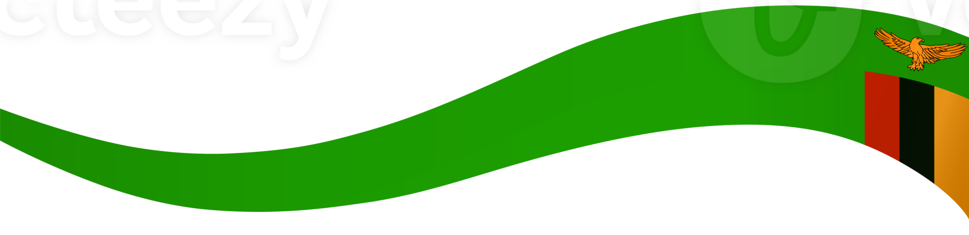 Zambia flag wave png