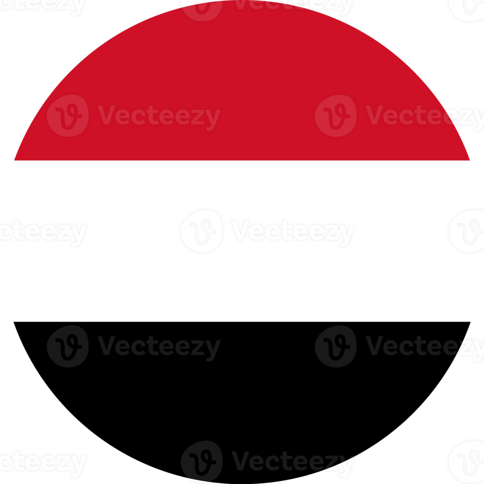 Yemen flag button png