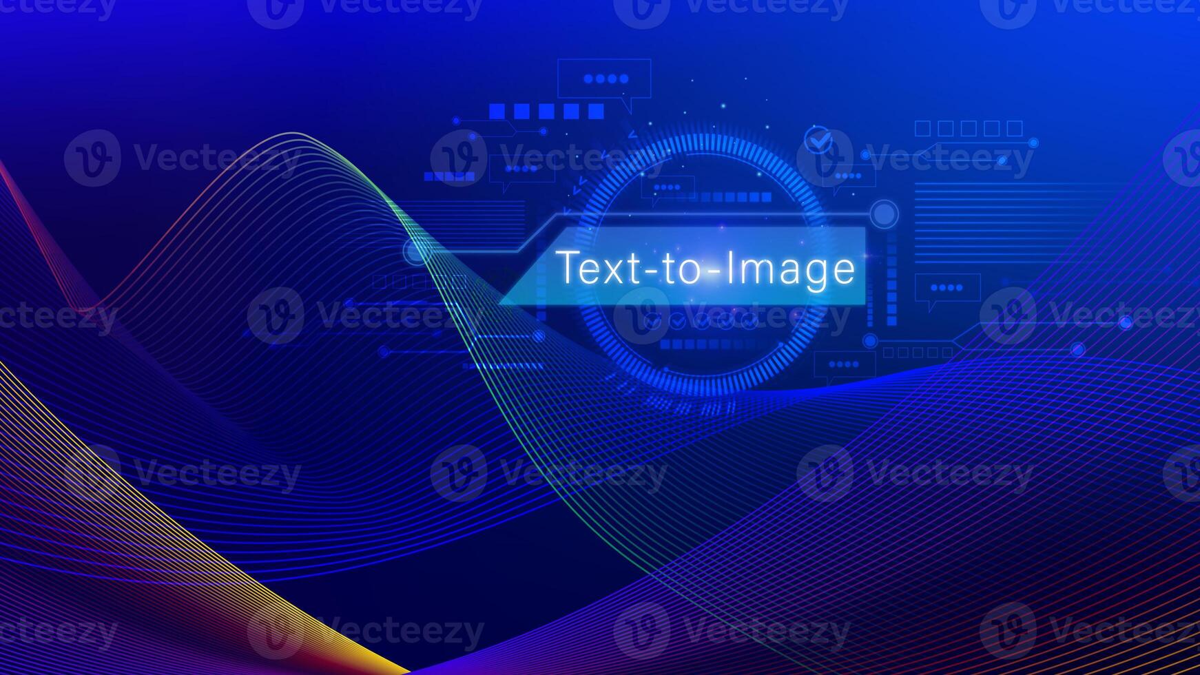 Ai Tech Text To Image Virtual Graphic With Ai Artificial Intelligence Ai Tech Text To Image Virtual Graphic With Ai Artificial Intelligence