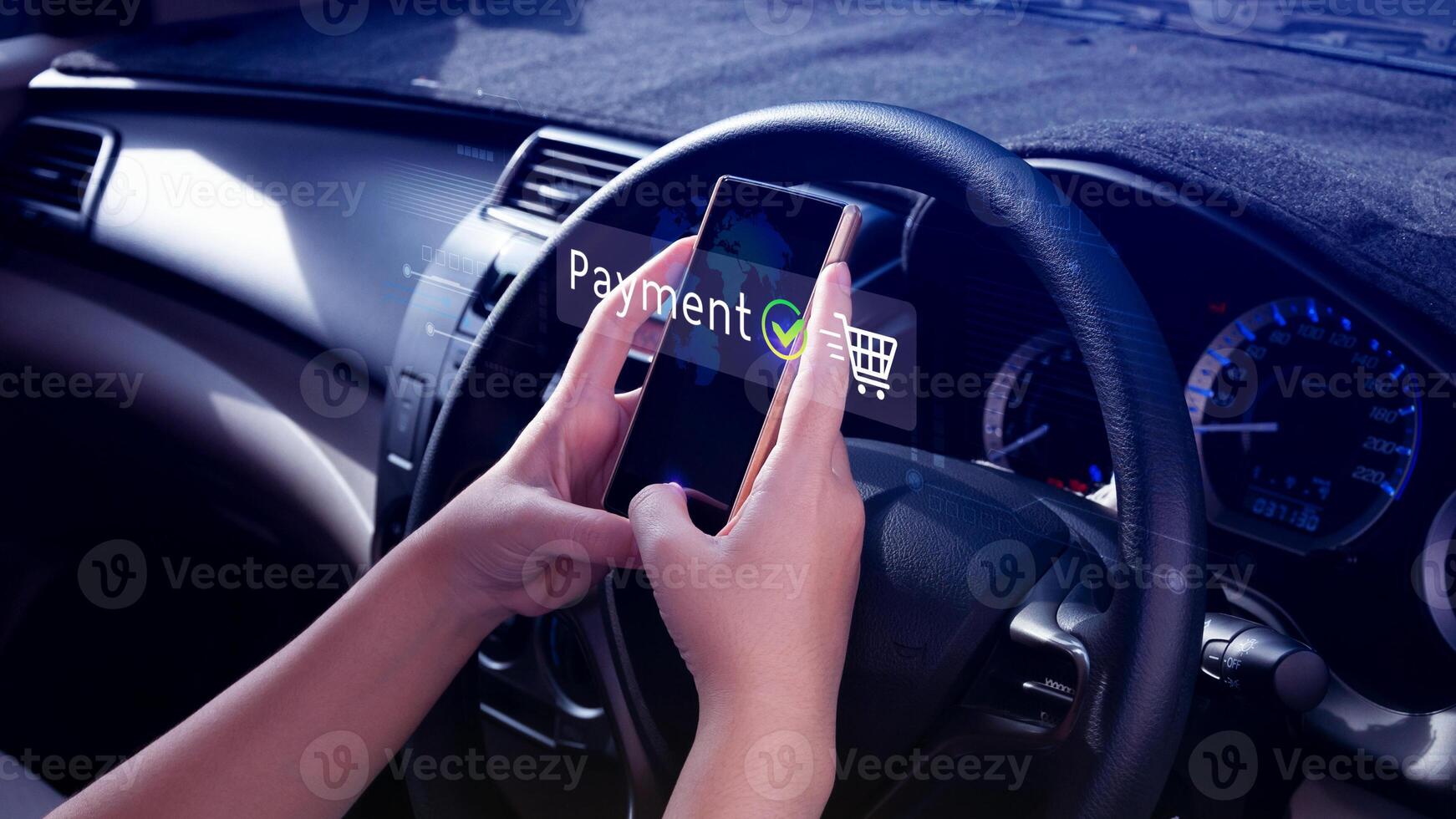 Digital online payment concept, Business with online payment and shopping online payment, banking, Online Money Transfer Confirmed, Concept online banking, payment transfer. photo