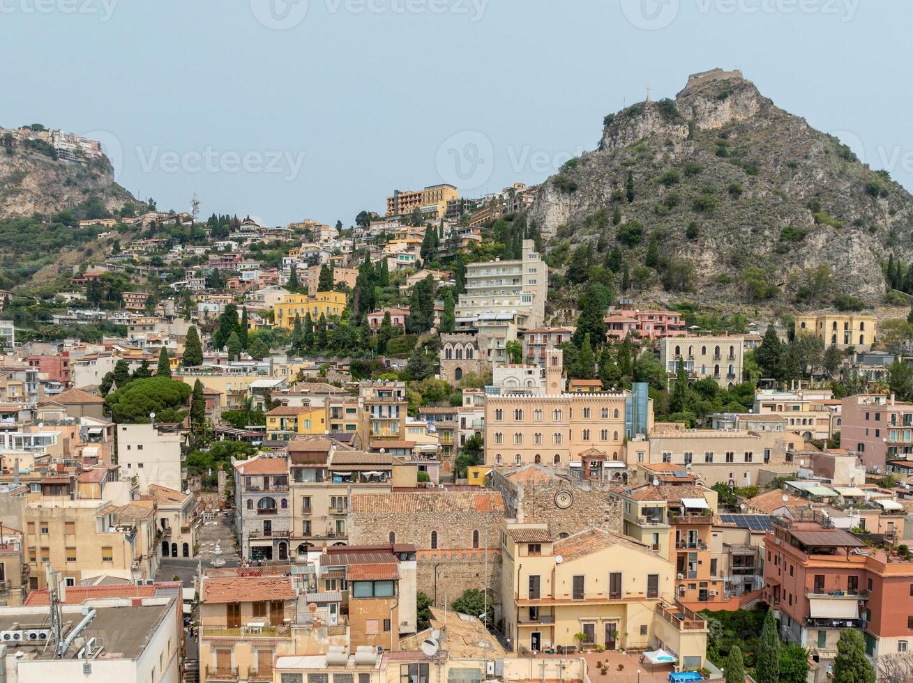Aerial View - Taormina, Italy photo