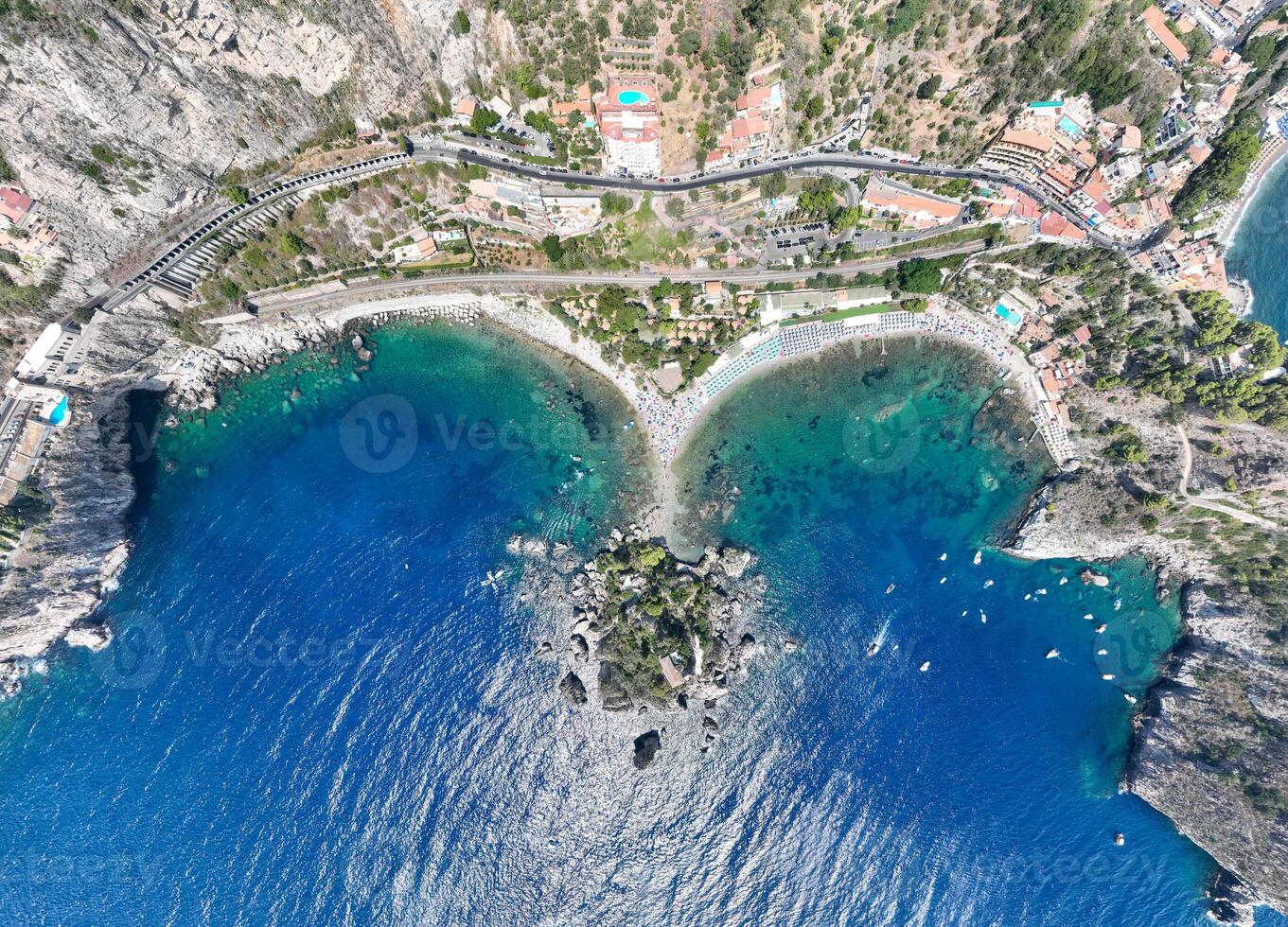 Aerial View - Taormina, Italy photo
