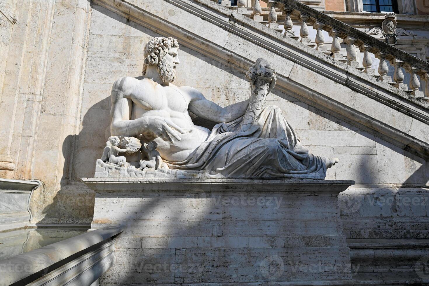 Fountain of the Goddess Roma - Rome, Italy photo
