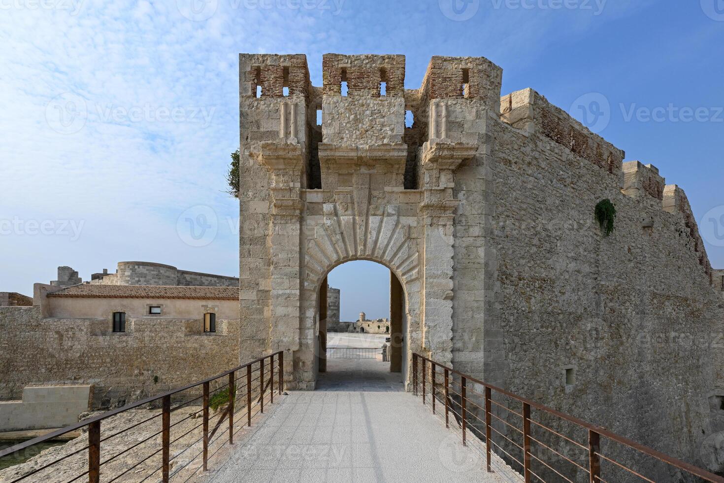 Maniace Fortress in Ortigia, Syracuse, Sicily, Italy photo