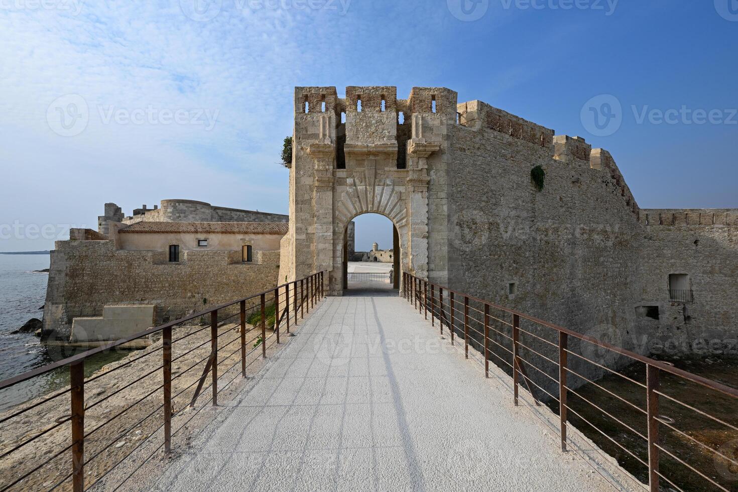 Maniace Fortress in Ortigia, Syracuse, Sicily, Italy photo