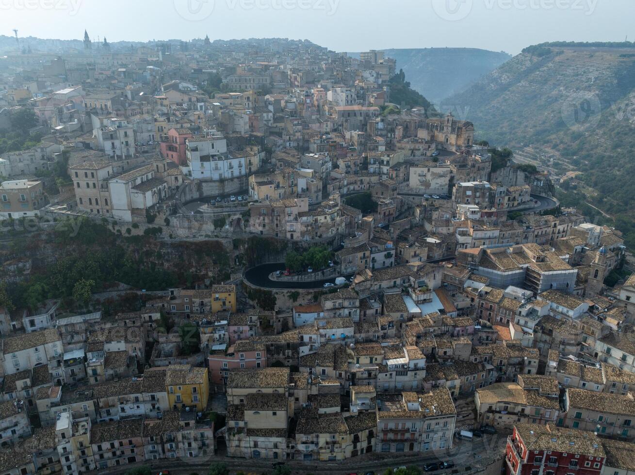 Aerial View - Ragusa, Italy photo