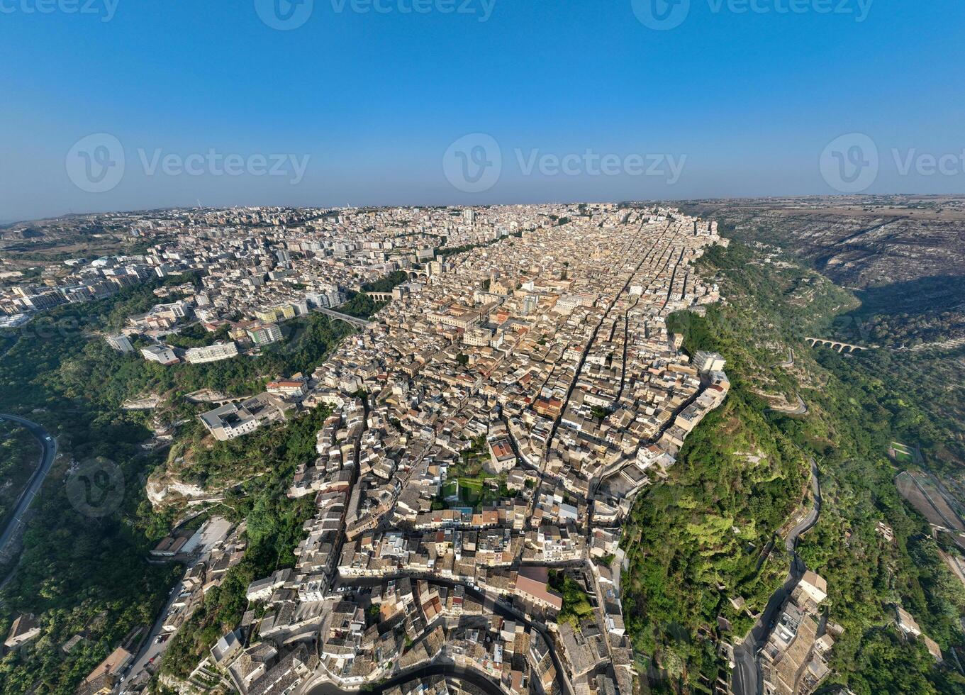 Aerial View - Ragusa, Italy photo
