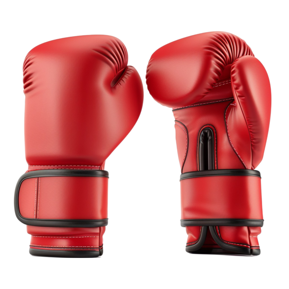 Boxing Gloves on Transparent Background AI-Generative png