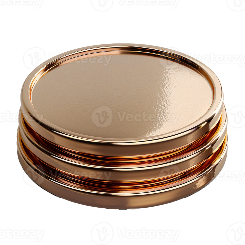 Abstract Coin Image on Transparent Background png