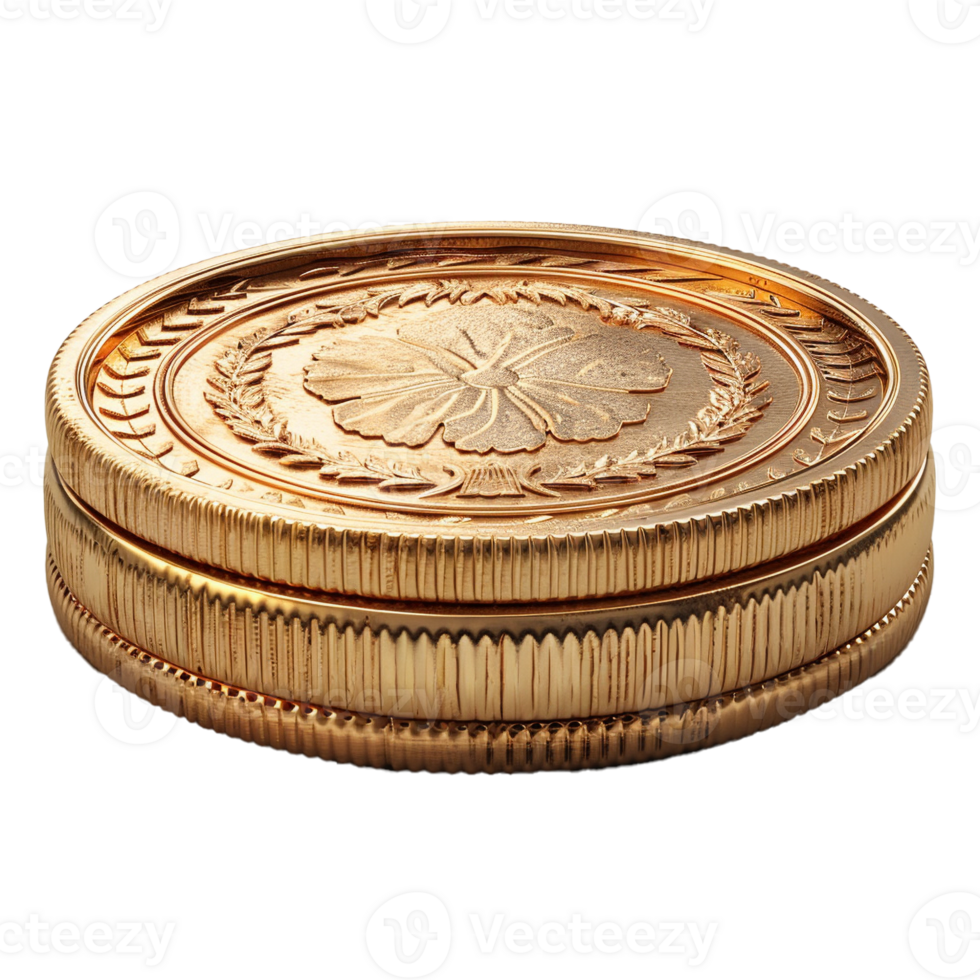 Abstract Coin Image on Transparent Background png