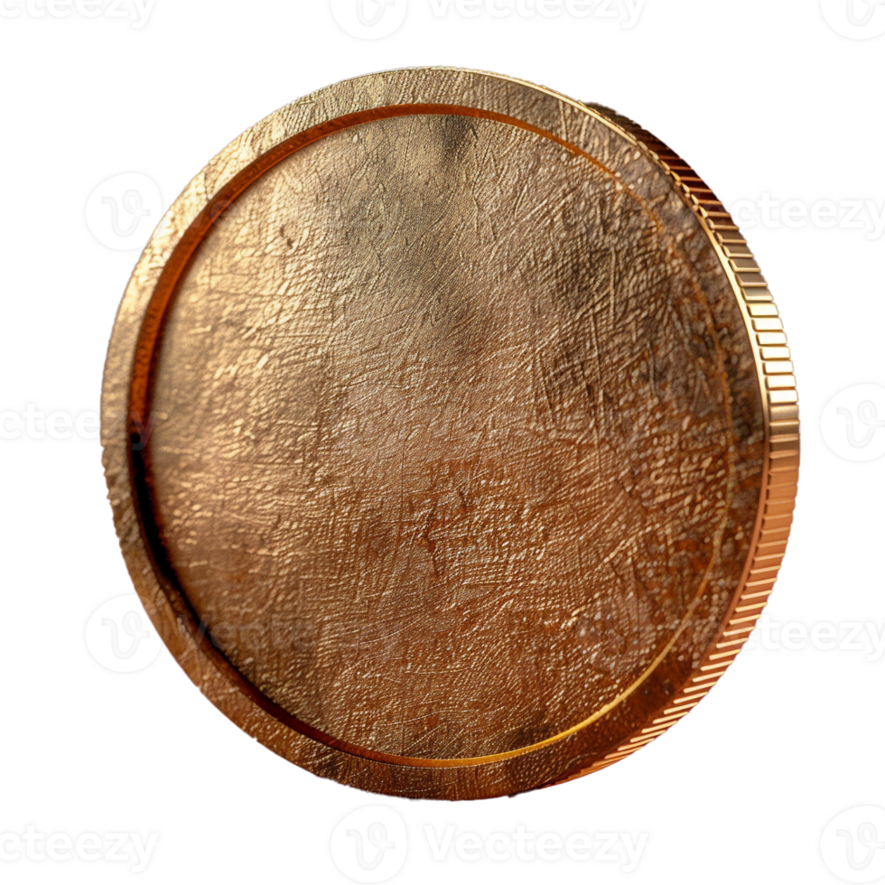 Abstract Coin Image on Transparent Background png