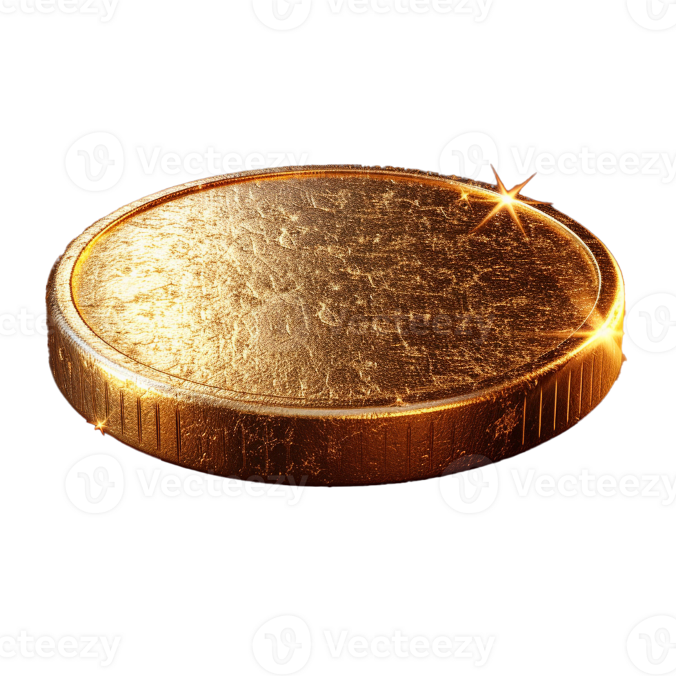 Abstract Coin Image on Transparent Background png