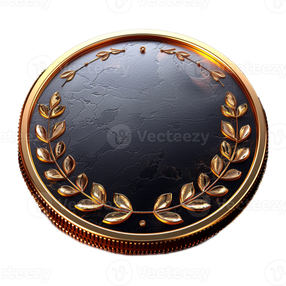 Abstract Coin Image on Transparent Background png