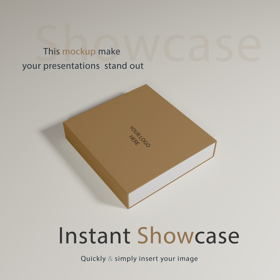 Realistic Packaging Mockup Design In 3D Render psd