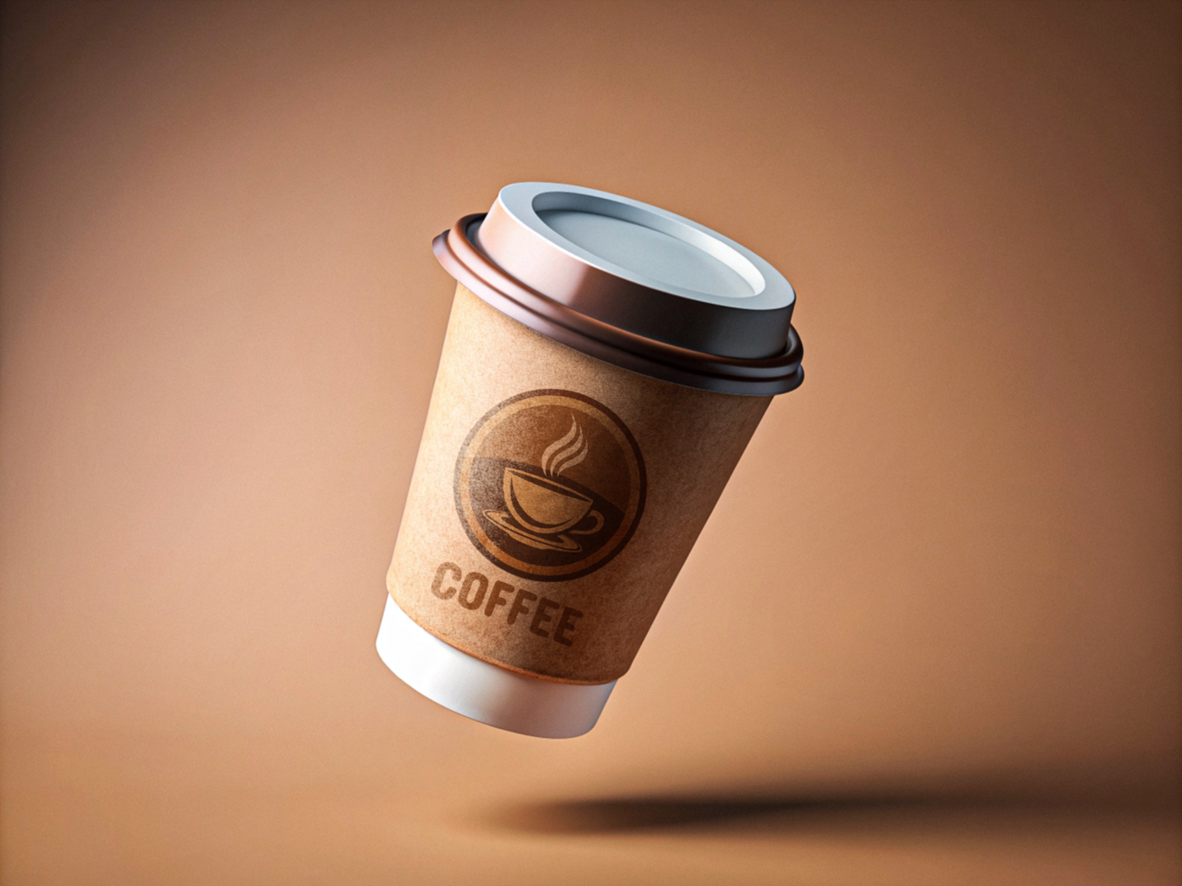 High Quality Paper Coffee Cup Mockup with Smart Object psd