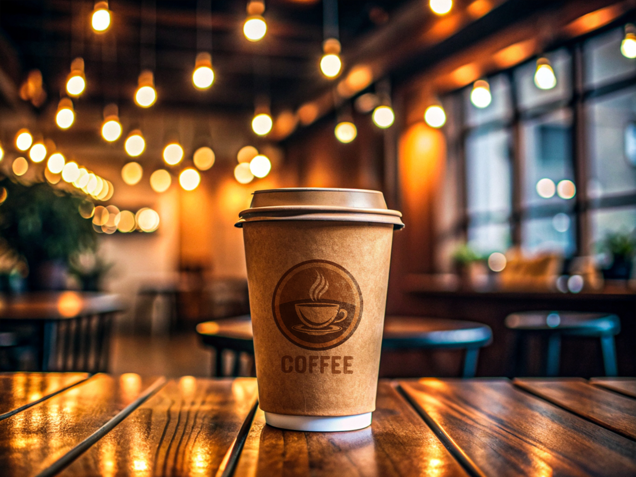 High Quality Paper Coffee Cup Mockup with Smart Object psd