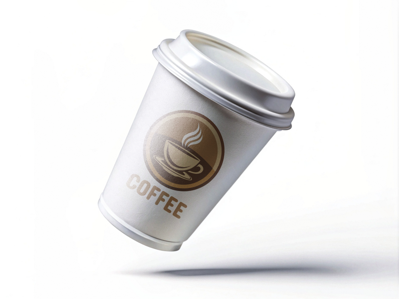 High Quality Paper Coffee Cup Mockup with Smart Object psd