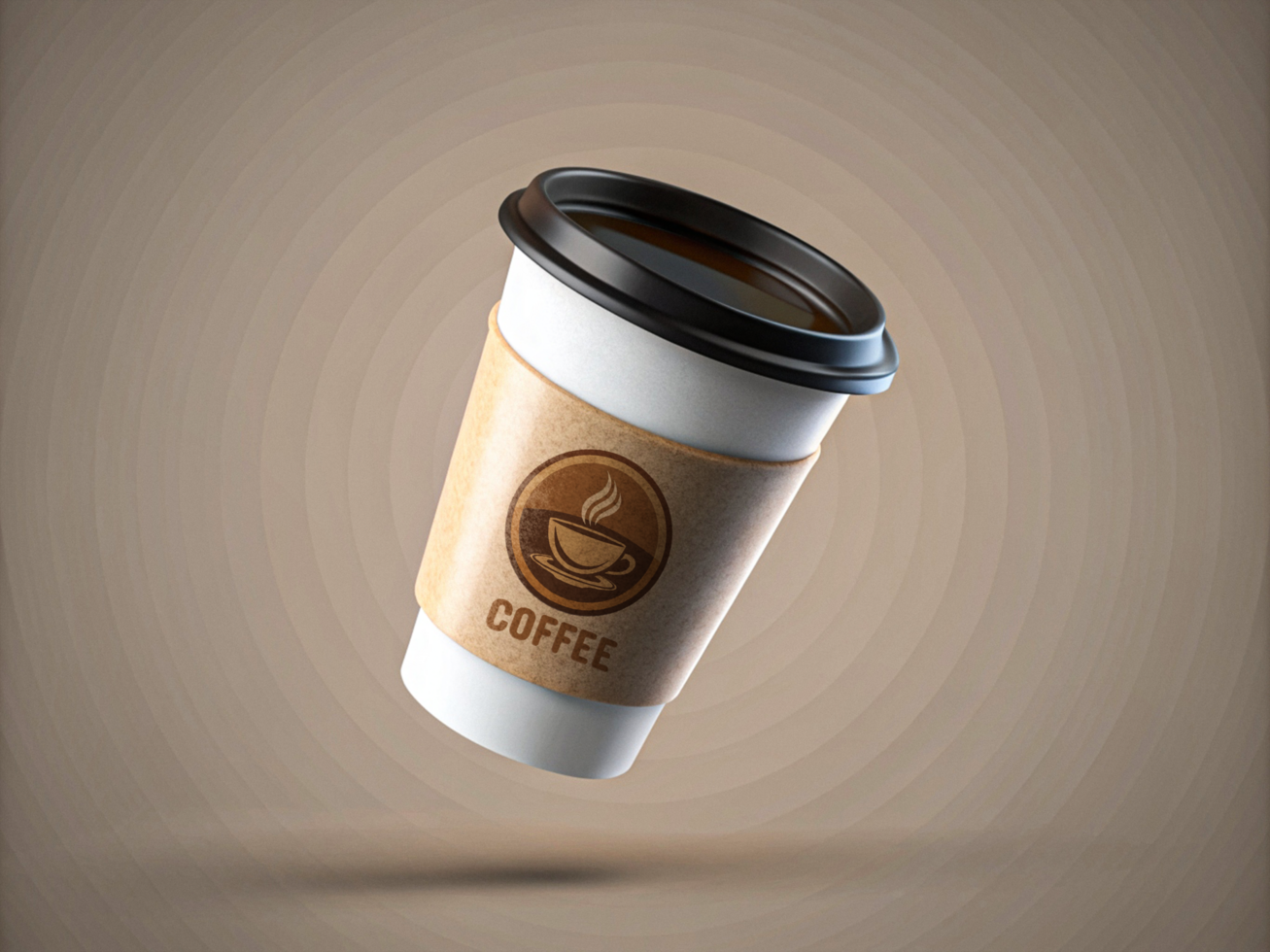 High Quality Paper Coffee Cup Mockup with Smart Object psd