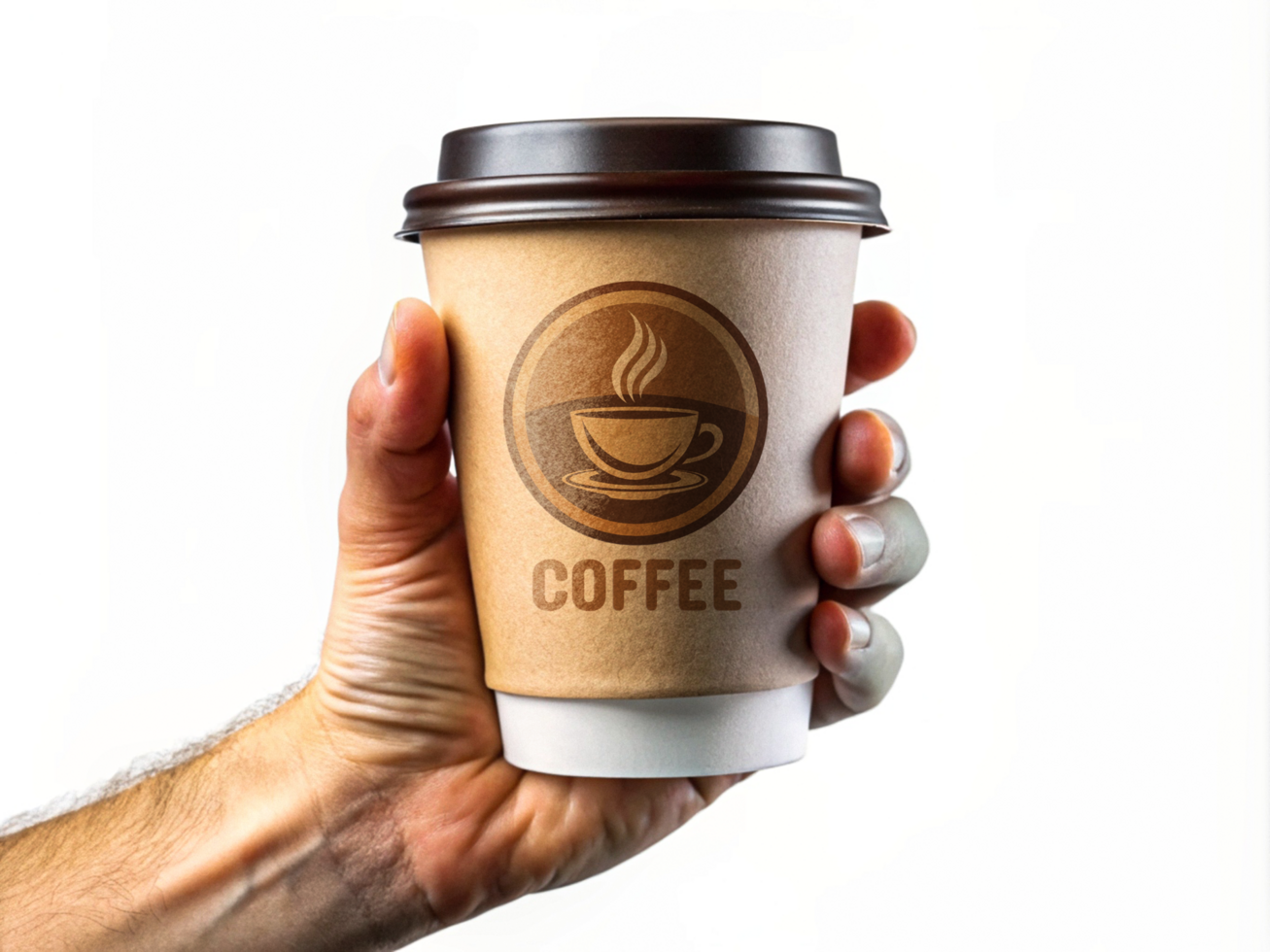 High Quality Paper Coffee Cup Mockup with Smart Object psd