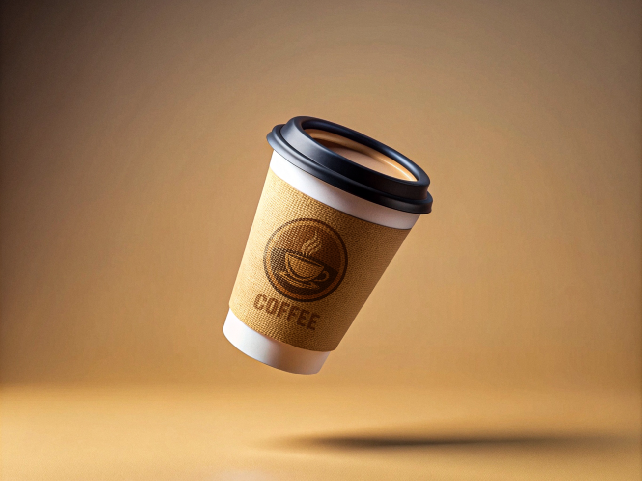 High Quality Paper Coffee Cup Mockup with Smart Object psd