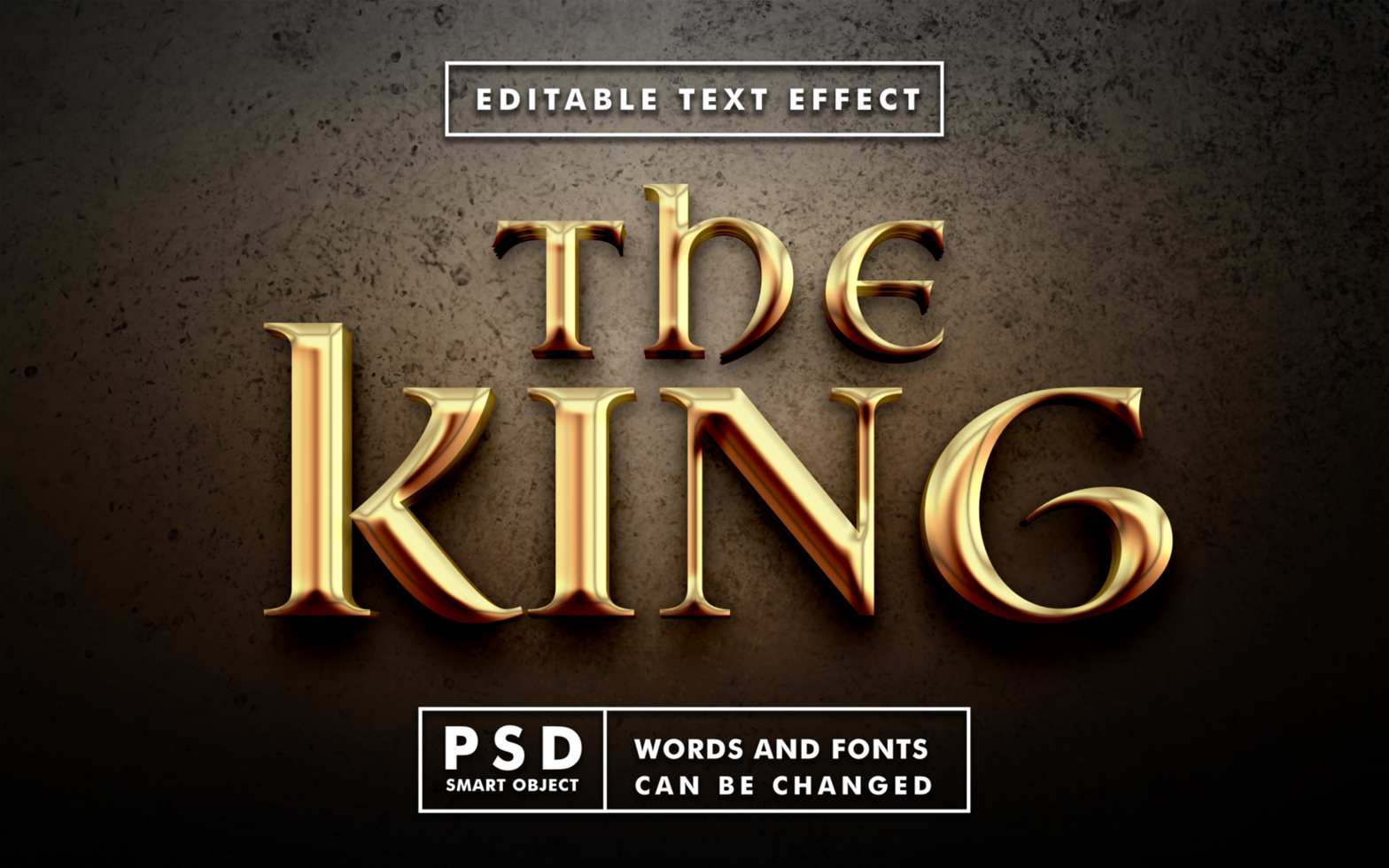 Luxury Editable Text Effect psd