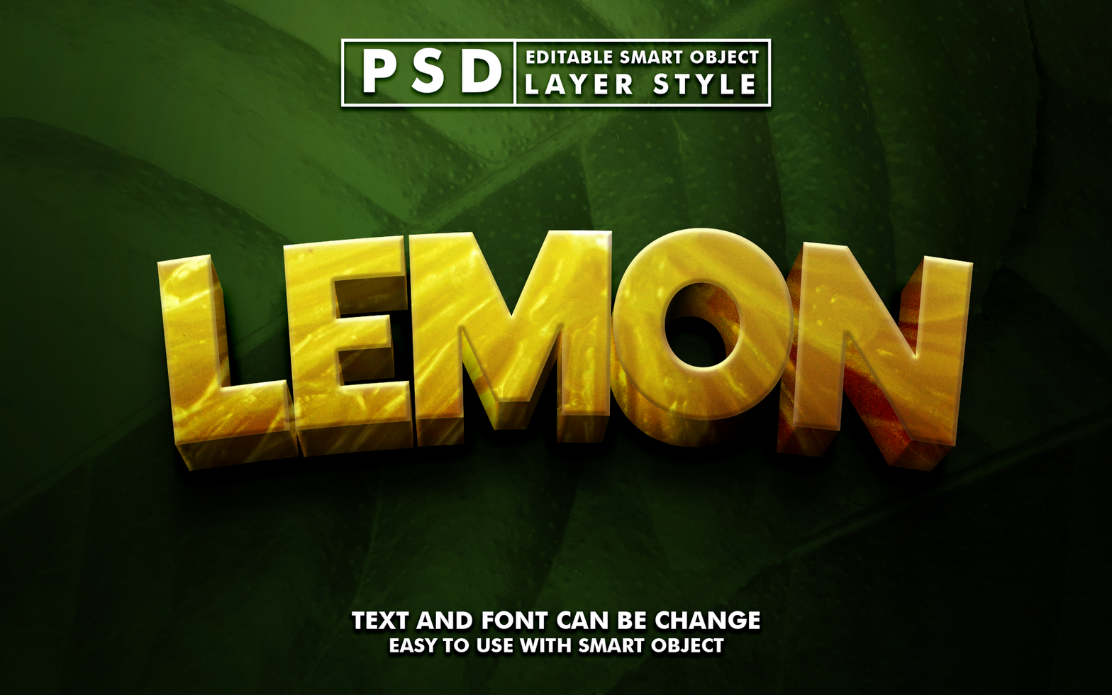 Editable Text Effect psd