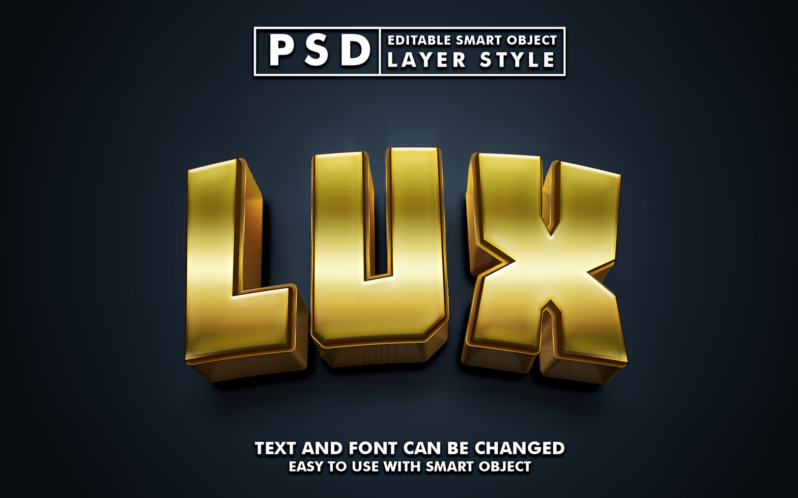 Luxury Editable Text Effect psd