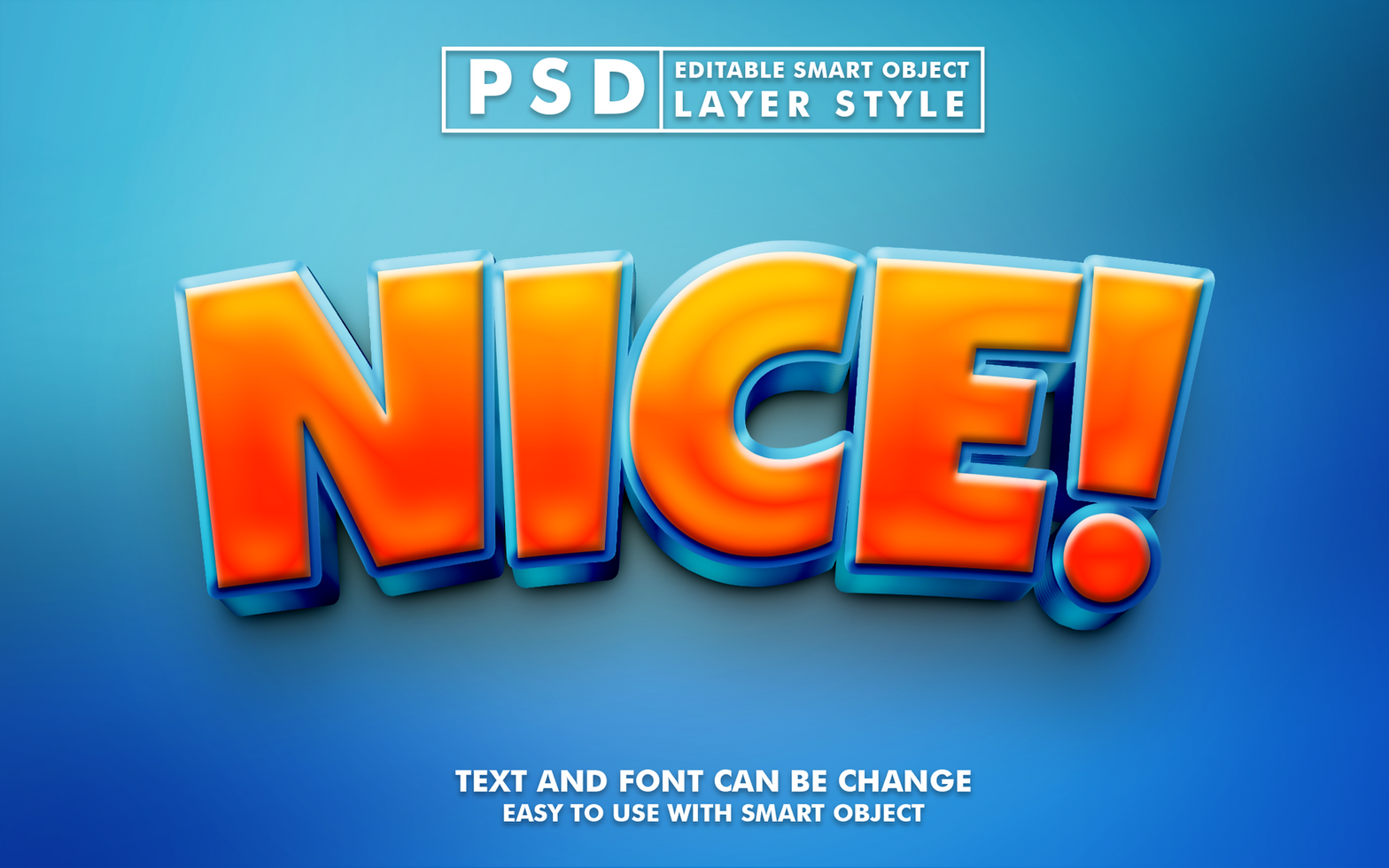Nice Editable Text Effect psd