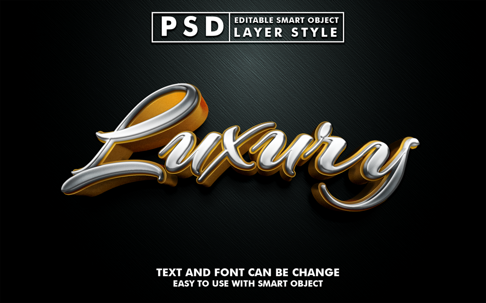 Luxury Editable Text Effect psd
