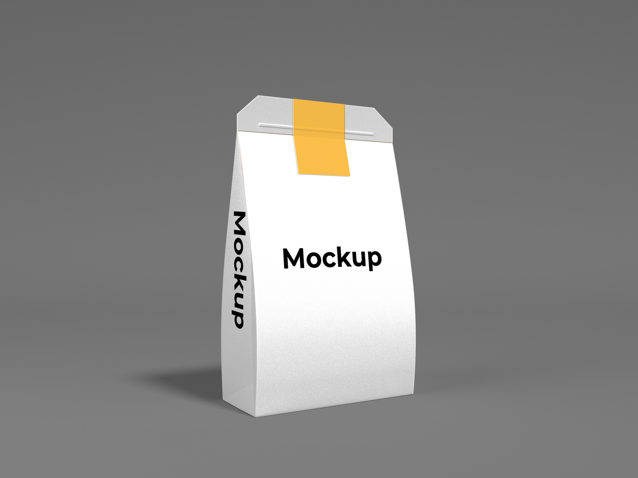 Paper Coffee Bag Packaging Mockup psd