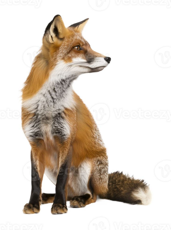 Fox Isolated on Transparent Background png