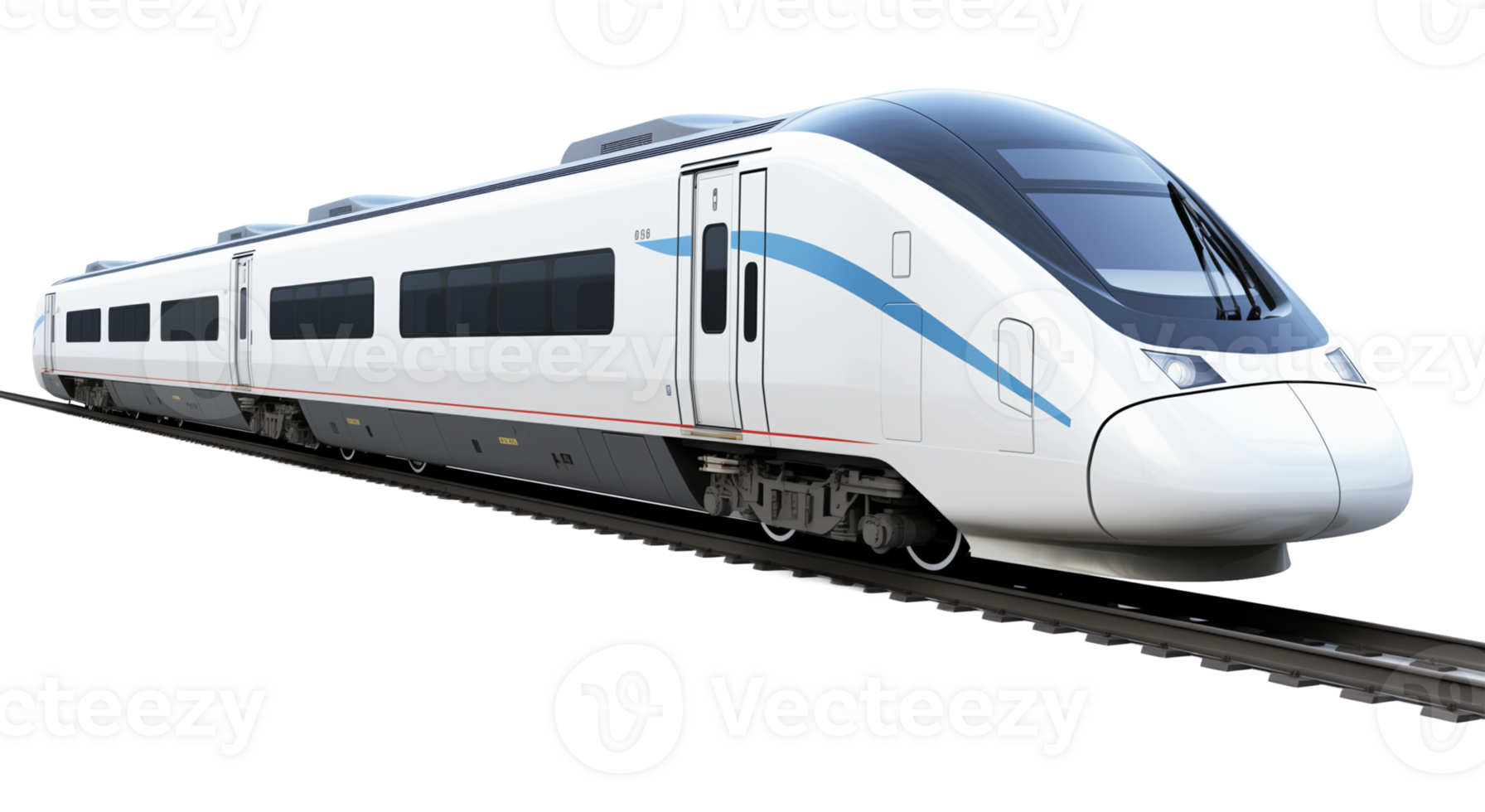 Bullet Train Isolated on Transparent Background png