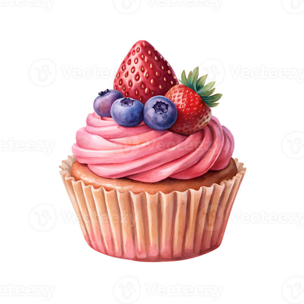 A strawberry cake with cream and strawberries on top