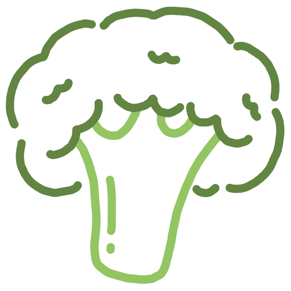 green line Broccoli png