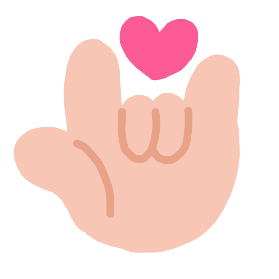 hand with love png