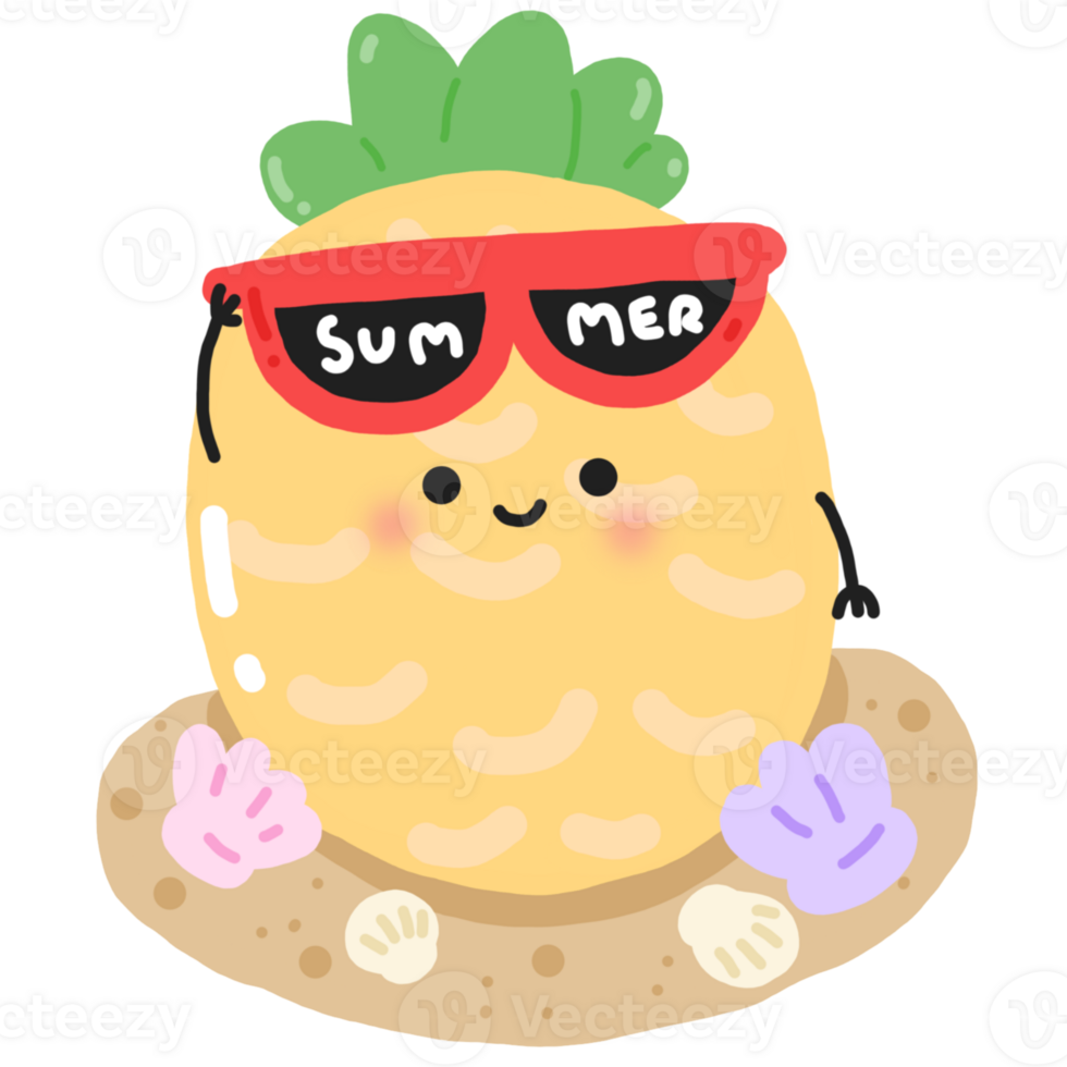 pineapple in summer png