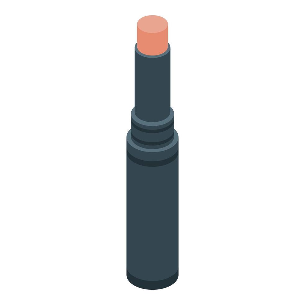 Concealer stick showing applying makeup concept vector