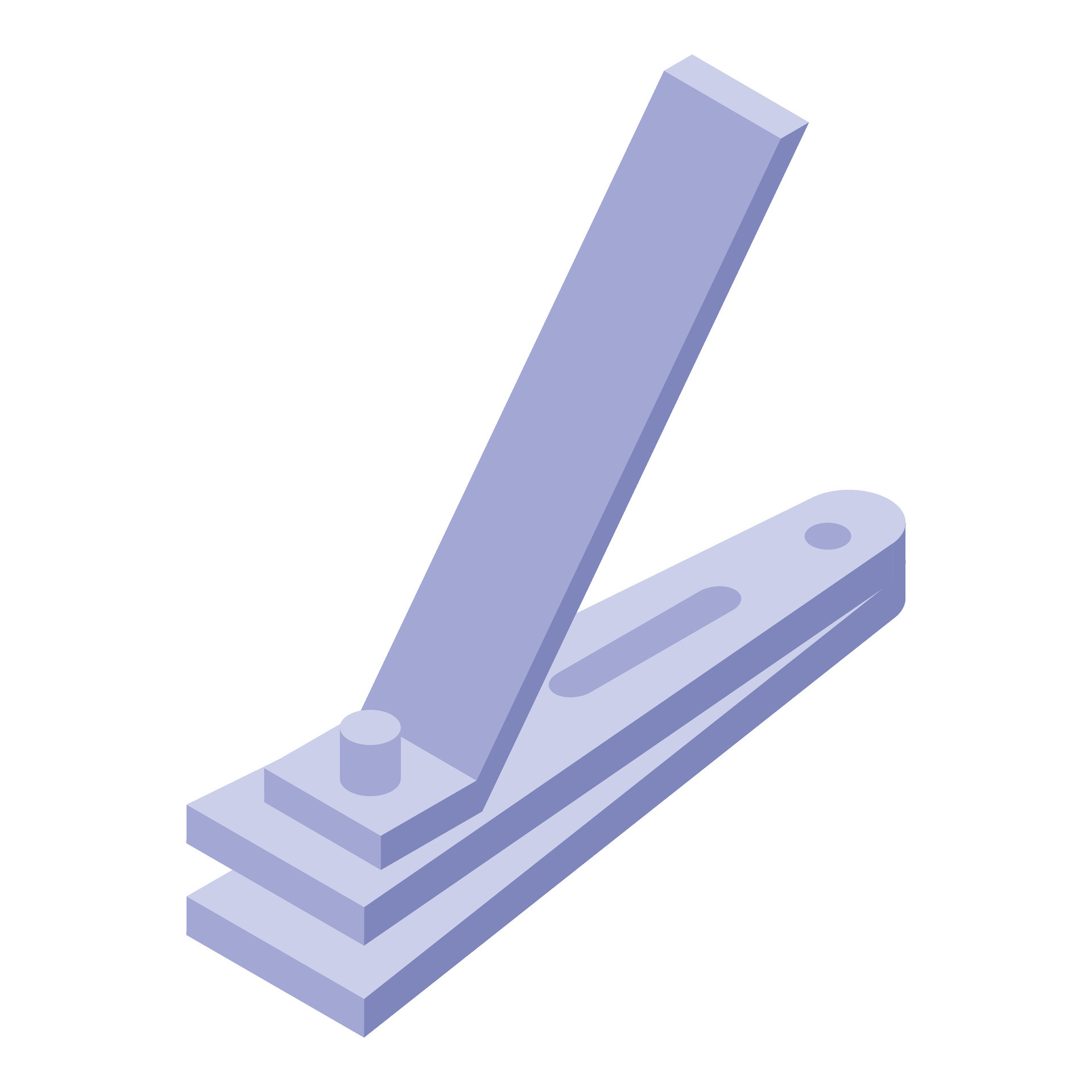 Steel nail clipper lying open on white background 47436813 Vector Art