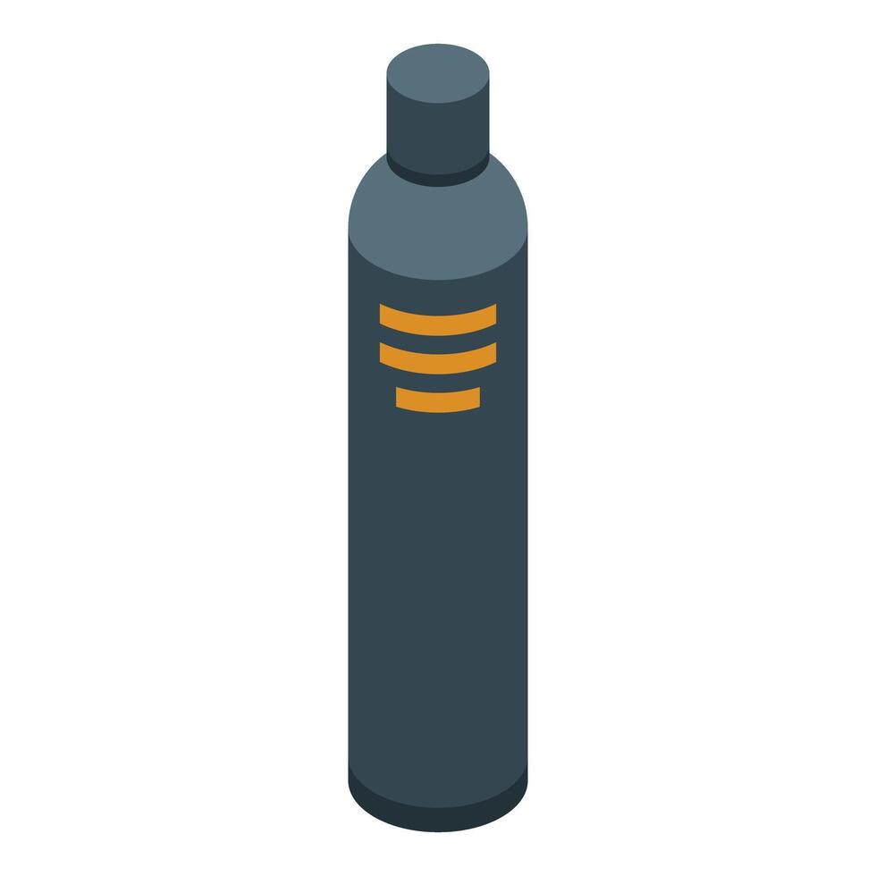 Deodorant bottle standing on white background vector