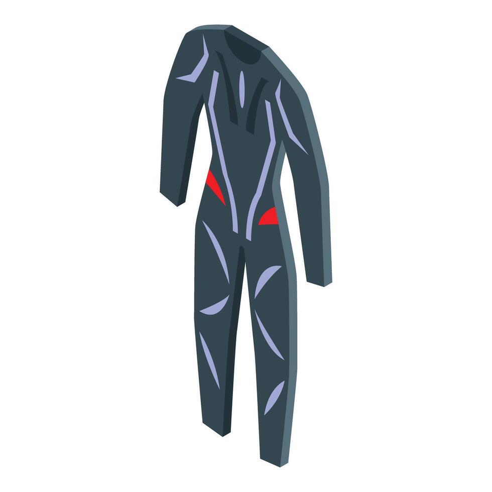 Diving suit is necessary equipment for diving in sea or ocean vector