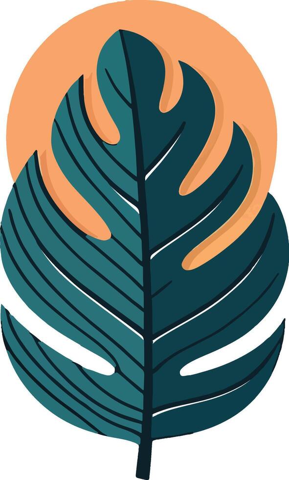 Vibrant Veins The Life of Summer Plant Leaves vector