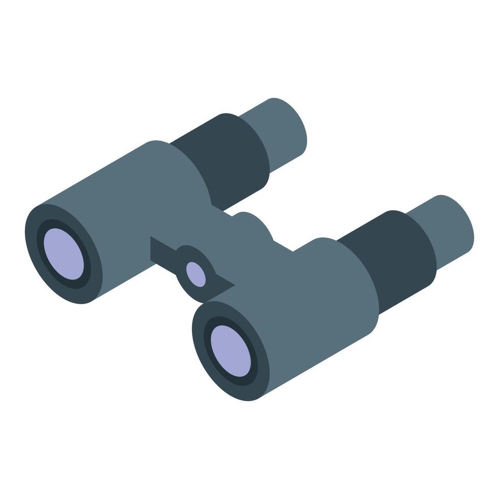 Binocular observing watching vision optical zoom lens seeing view vector