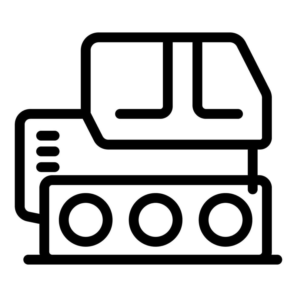 Road roller building new asphalt highway roadwork vector